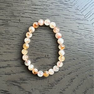 Milky citrine bracelet 7mm